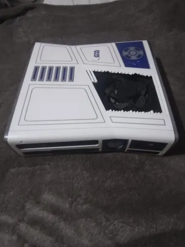 XBOX 360 STAR WARS COMPLETO - R$ 450 (LEITOR CD OFF, SÓ USB)