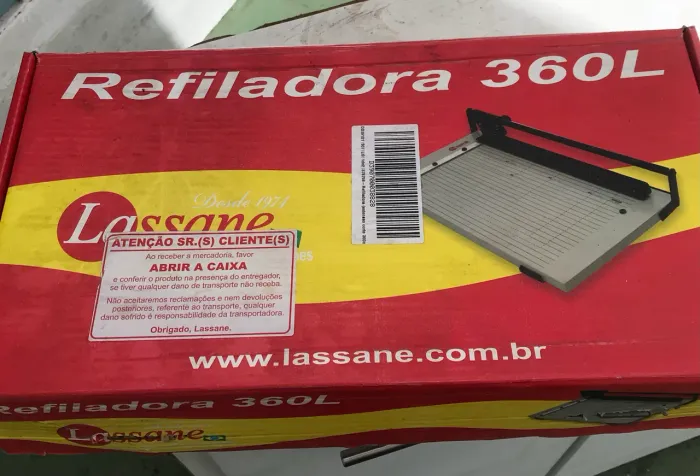 Refiladora Guilhotina Corte Rotativa 360mm Lassane