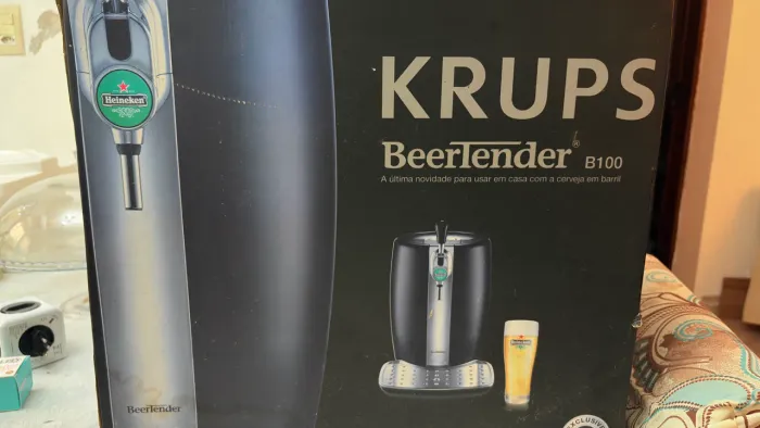 Chopeira Krups BeerTender B100 Heineken ? Usada 1x Completa
