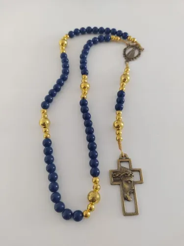 Terço Artesanal de Nossa Senhora Aparecida (Peça de Mostruário)