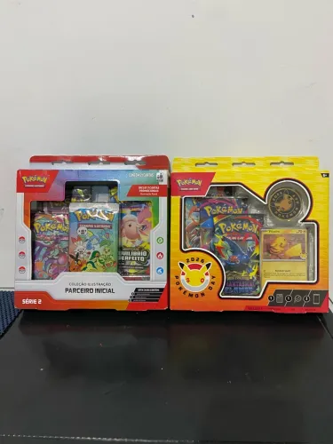 Combo 2 box Pokémon (PARCEIRO INICIAL SÉRIE 2 + POKÉMON DAY 2026 inglês ) lacrado original