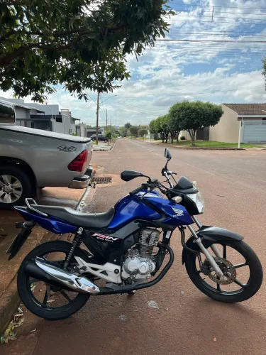 Honda CG Fan 160 2022 Azul - Excelente Estado