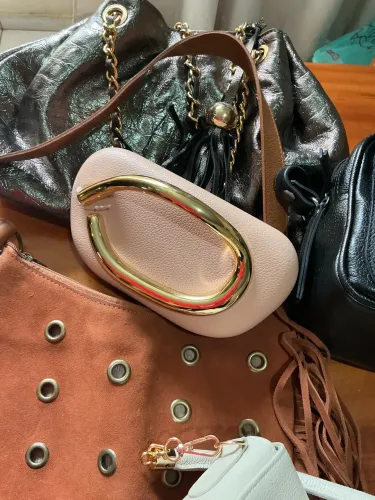 Bolsa couro legítimo oferta