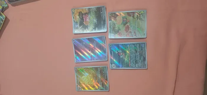 Kit de 5 cartas pokemons fulano arts original