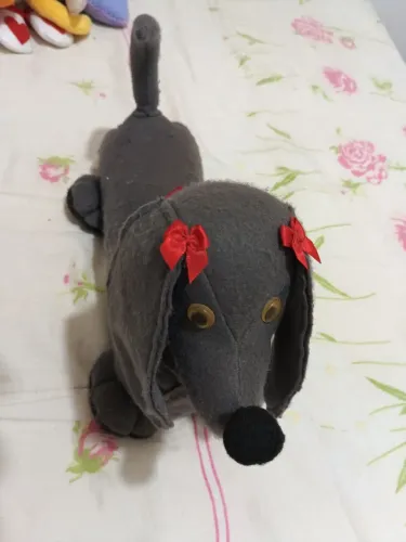 Cachorro peso de porta Artesanal (Feltro)