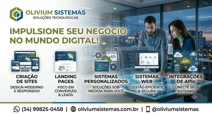 Crio sites, landing pages e sistemas, sou dev 