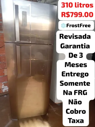 Geladeira Electrolux 310litros FrostFree revisada garantia de 3meses entrega apenas na FRG