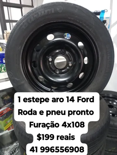 Estepe aro 14 Ford Ka Escort fiesta Courier Logus Verona Ford Focus New fiesta 