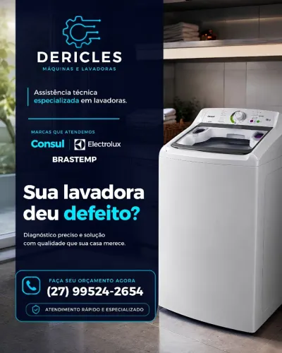 ASSISTÊNCIA TÉCNICA DE MAQUINAS DE LAVAR E LAVADORAS