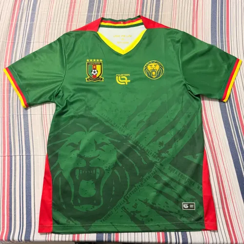 Camisa Camaroes Verde Leao Tamanho GG