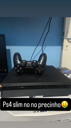 Ps4 slim 500gb / Mídia física.