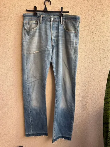 calça jeans levi's 501 vintage azul - tam. 42