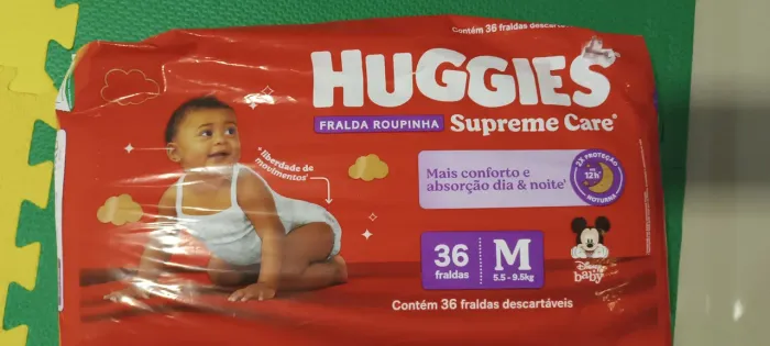 Fralda Huggies Supreme Care 36 unidades M