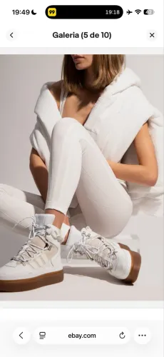 Tênis (tipo bota) adidas edição limitada beyonce
