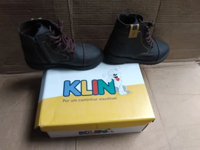 Tênis botinha masculino rock kids infantil klin número 29