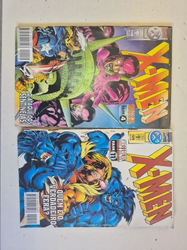 X-Men nº 119 - ?O Ataque dos Sentinelas!? , e X-Men nº 120 - ?Quem é o Verdadeiro Fera?