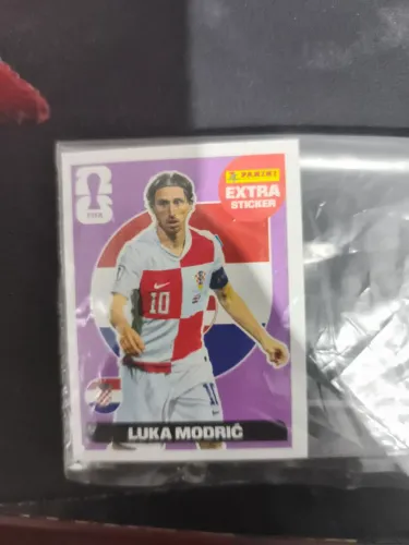 Figurinha Modric Roxa Copa do Mundo Panini Extra