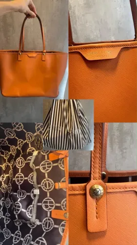 bolsa henri bendel saffiano couro com dustbag