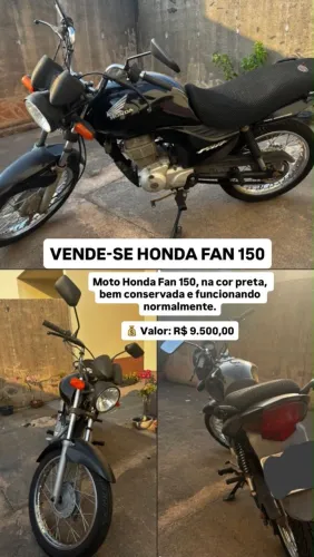 VENDE-SE HONDA FAN 150