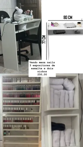 Móveis para salão/ nails designer 