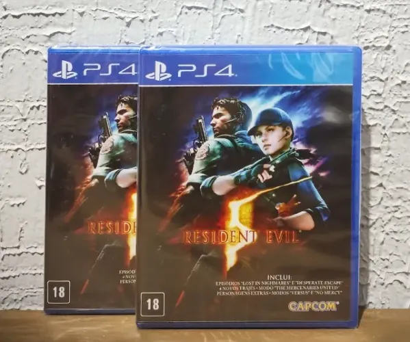 Resident Evil 5 Ps4 Lacrado (Aceitamos seu jogo usado com pagamento)
