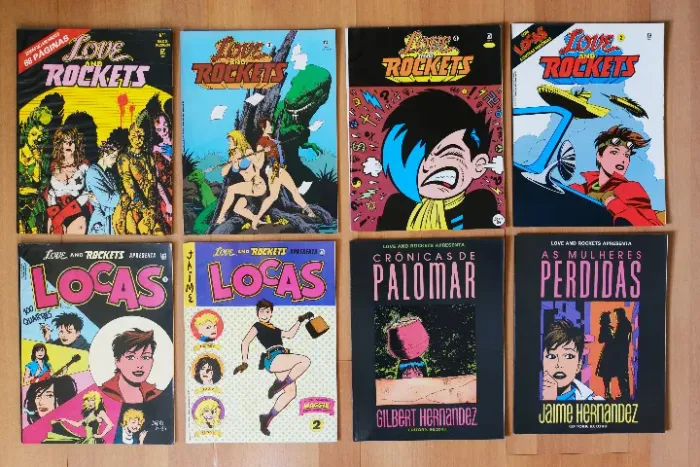 HQ Love & Rockets editora Record - Coleção completa
