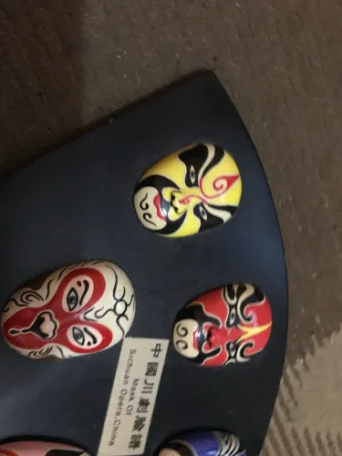mini máscaras ópera chinesa antiga