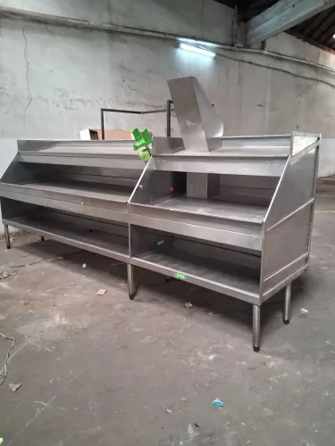 Vendo expositor hortaliças total inox 