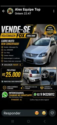 Volkswagen Fox Plus 1.0mi/ 1.0mi Total Flex 8V 4P 2009