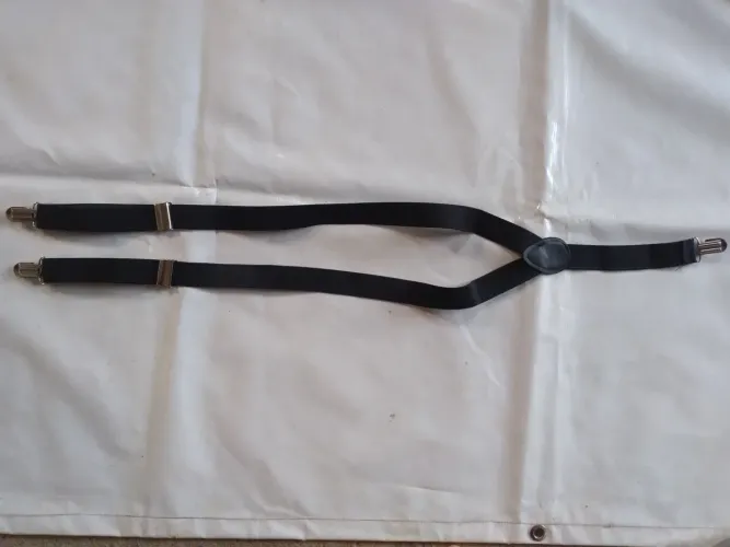 Suspensório elástico preto