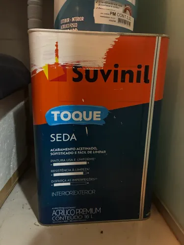 Tinta Suvinil Pérola acetinado 18l (meia lata)