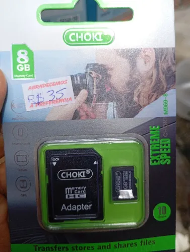 Cartão de Memória 8 Gigas