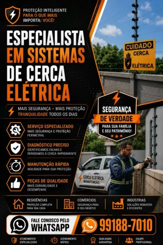 Cerca Elétrica: O Fim das Interrupções no seu Perímetro