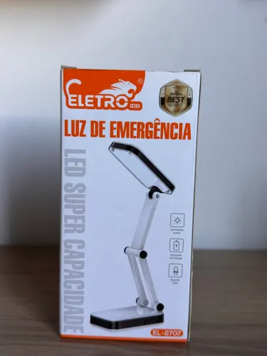 Luminária De Mesa Articulável Eletromex