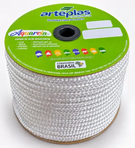 Rolo de Corda Trançada de Polipropileno - 10 mm com 165 metros
