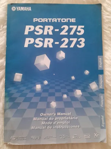 Manual teclado PSR273 / PSR275 YAMAHA
