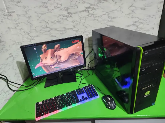 PC GAMER INICIAL PLACA MAE FM2/ DUAL CORA/ 6GB RAM/ 500GB HD/ GT420 2GB + ENTREGA