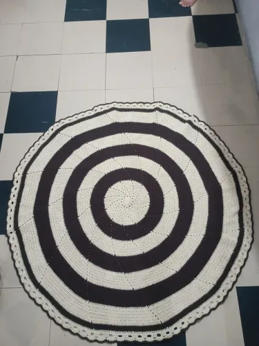 Tapete de crochê 