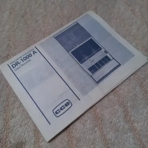Manual de Instruções CCE Data Recorder DR-1000A ORIGINAL