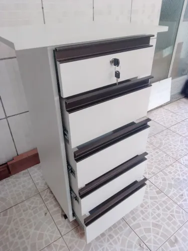 Carrinho Auxiliar com 5 Gavetas