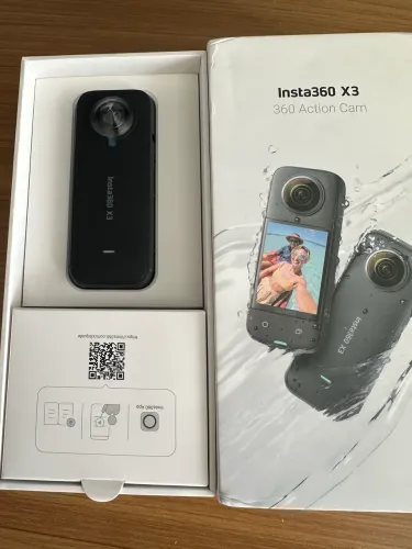 Câmera de ação insta 360 x3
