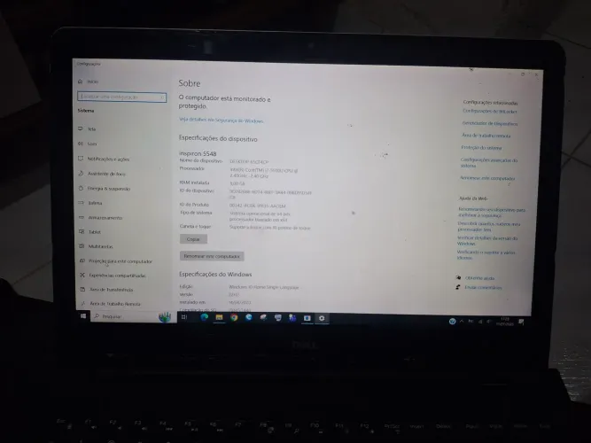 Notebook Dell Inspiron 5548 Core i7 | 8GB RAM