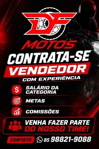 Vendedor de motopecas com experiência