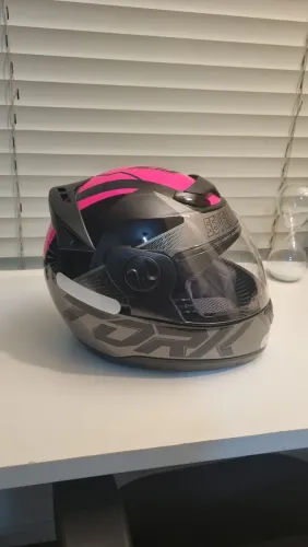 Capacete Pro Tork 788 G7 Rosa tamanho 56 - como novo