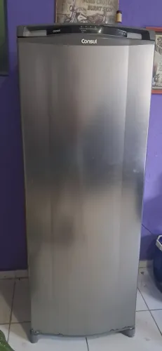 Geladeira inox Consul