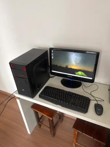 Pc completo i3 7ª geração 8gb de ram ssd+hd