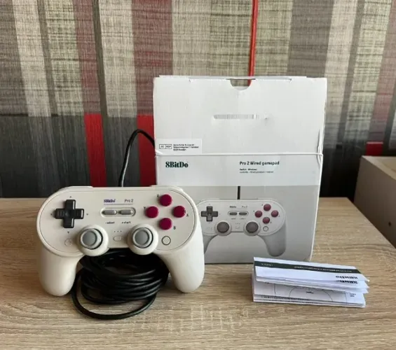 Controle 8bitdo Com Fio USB Versão Pro 2 Com Fio Edição Game Boy