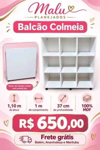 Promoção balcão colmeia