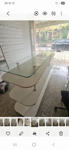 Balcão expositor para loja