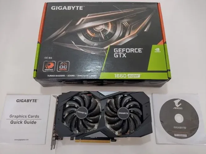 Placa De Vídeo Geforce Gtx 1660 Super 6gb Gigabyte OC